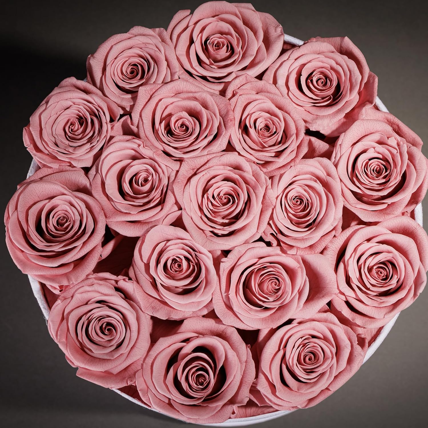 Prifroti 17 Flowers in a Luxury Suede Box, Birthday Gifts for Women, Preserved Flowers, Mothers Day Roses Gift for Mom, Dusty Rose - Image 5