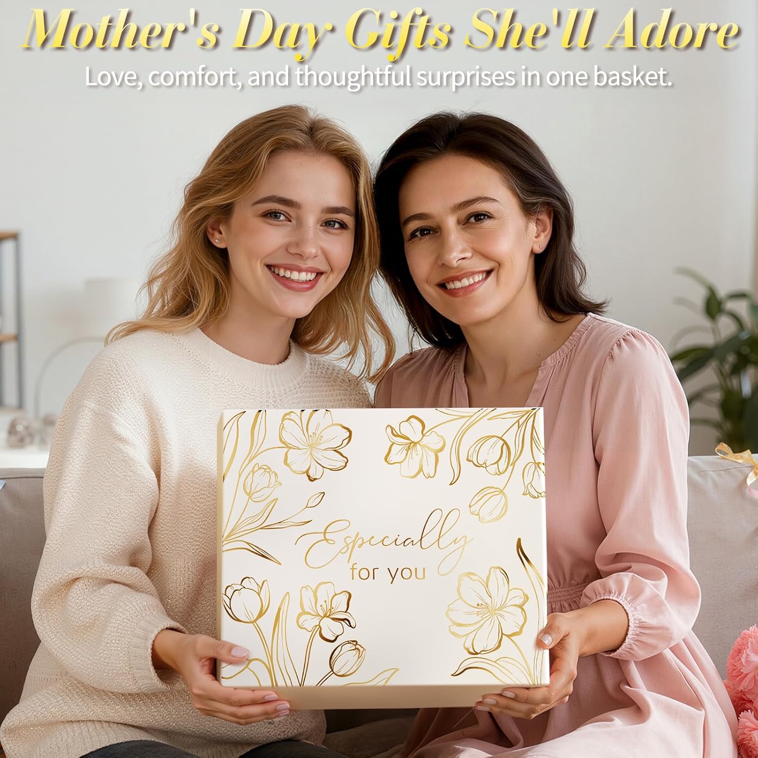 Mothers Day Birthday Gifts for Women Self Care Package, Get Well Soon Gift Baskets for Women Spa Gifts Set, Unique Thinking of You Inspirational Sympathy Gift Baskets for Mom Her Wife Friend Sister - Image 3