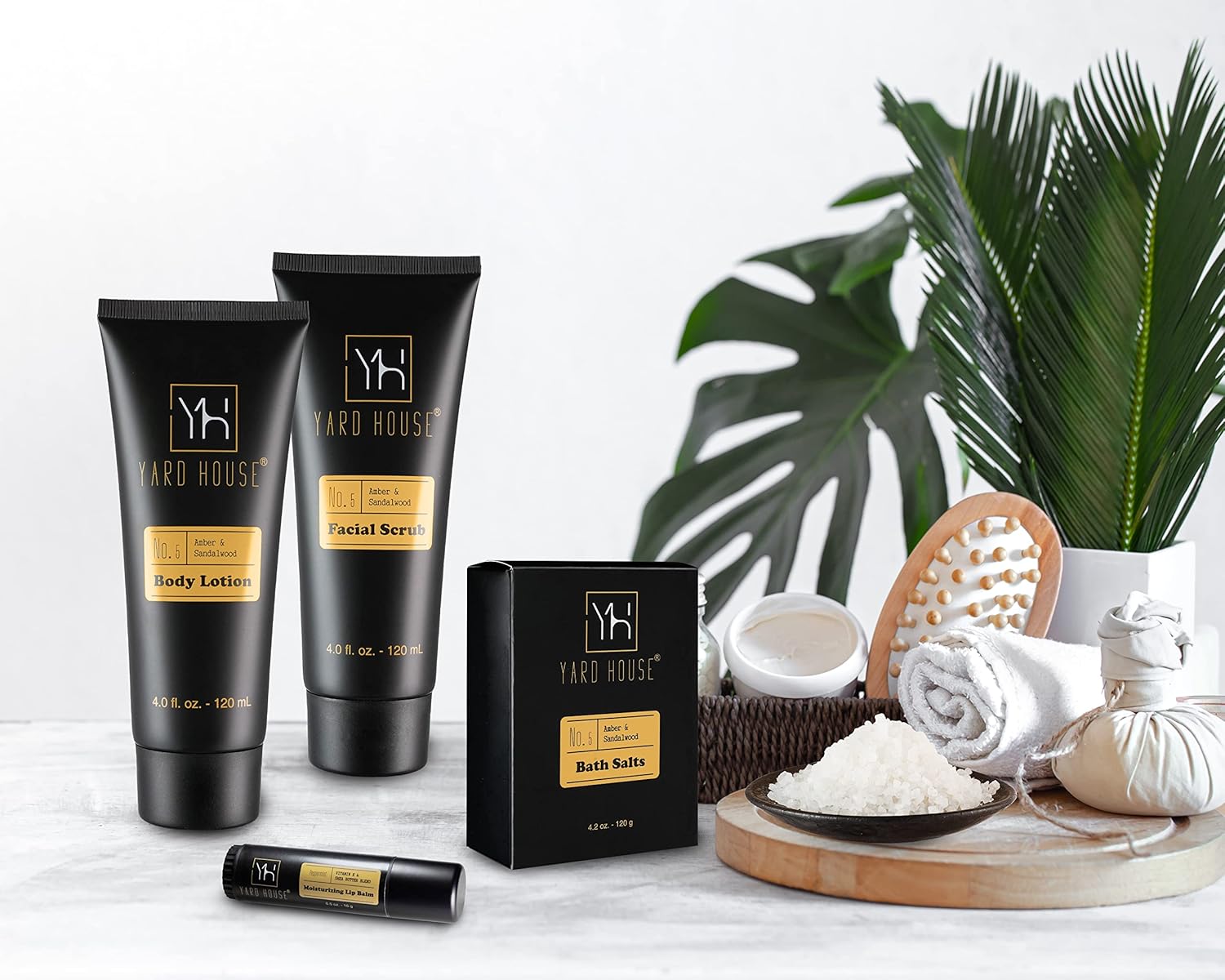 Bath and Body Gift Set for Men - Sandalwood Amber - Birthday, Christmas, Fathers Day Gifts From Wife Daughter Son for Husband, Dad - Relax Spa Kit w. Full Size Items in Deluxe Toiletry Bag - Image 5