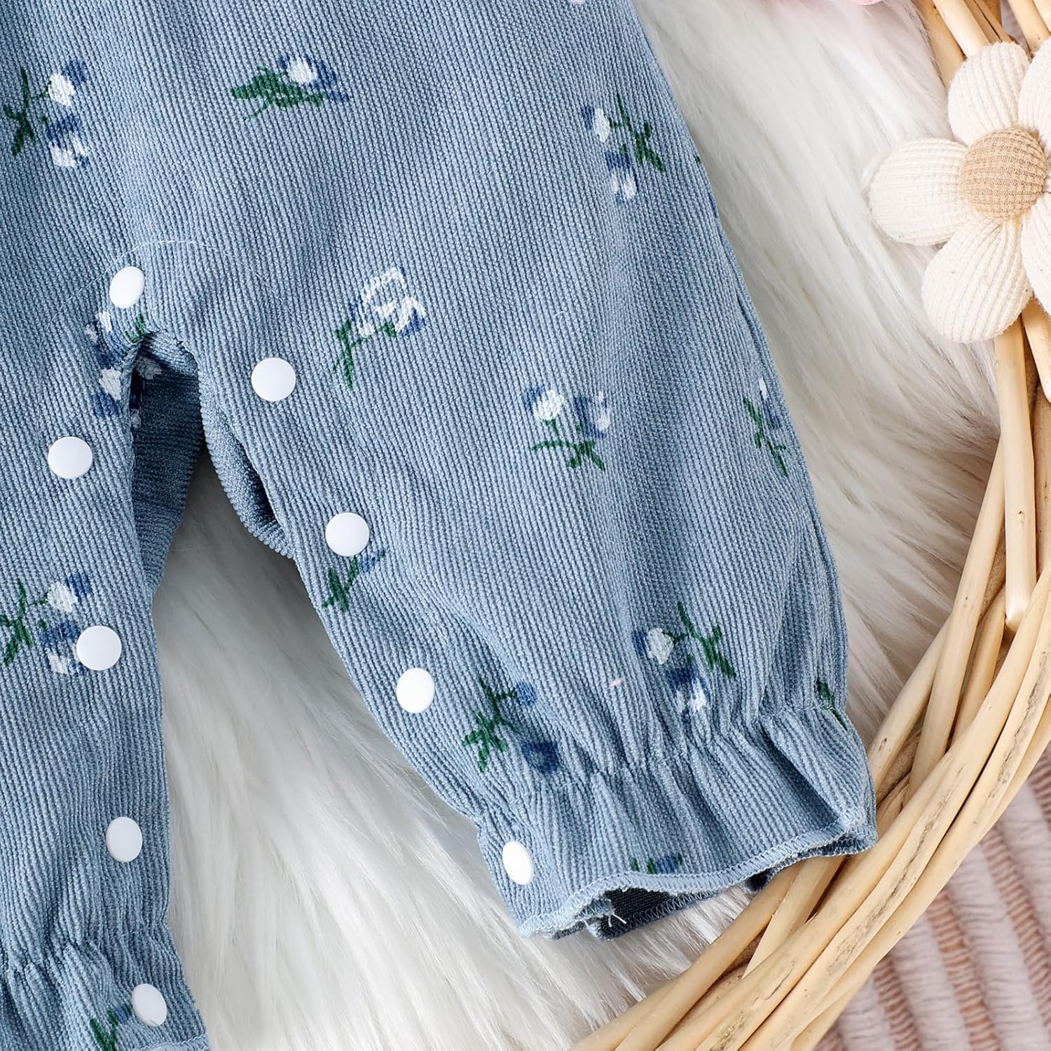 YINGISFITM Newborn Baby Girl Clothes Long Sleeve Romper One Piece Jumpsuit Fall Winter Infant Outfits 0 3 6 9 12 18 Months - Image 7