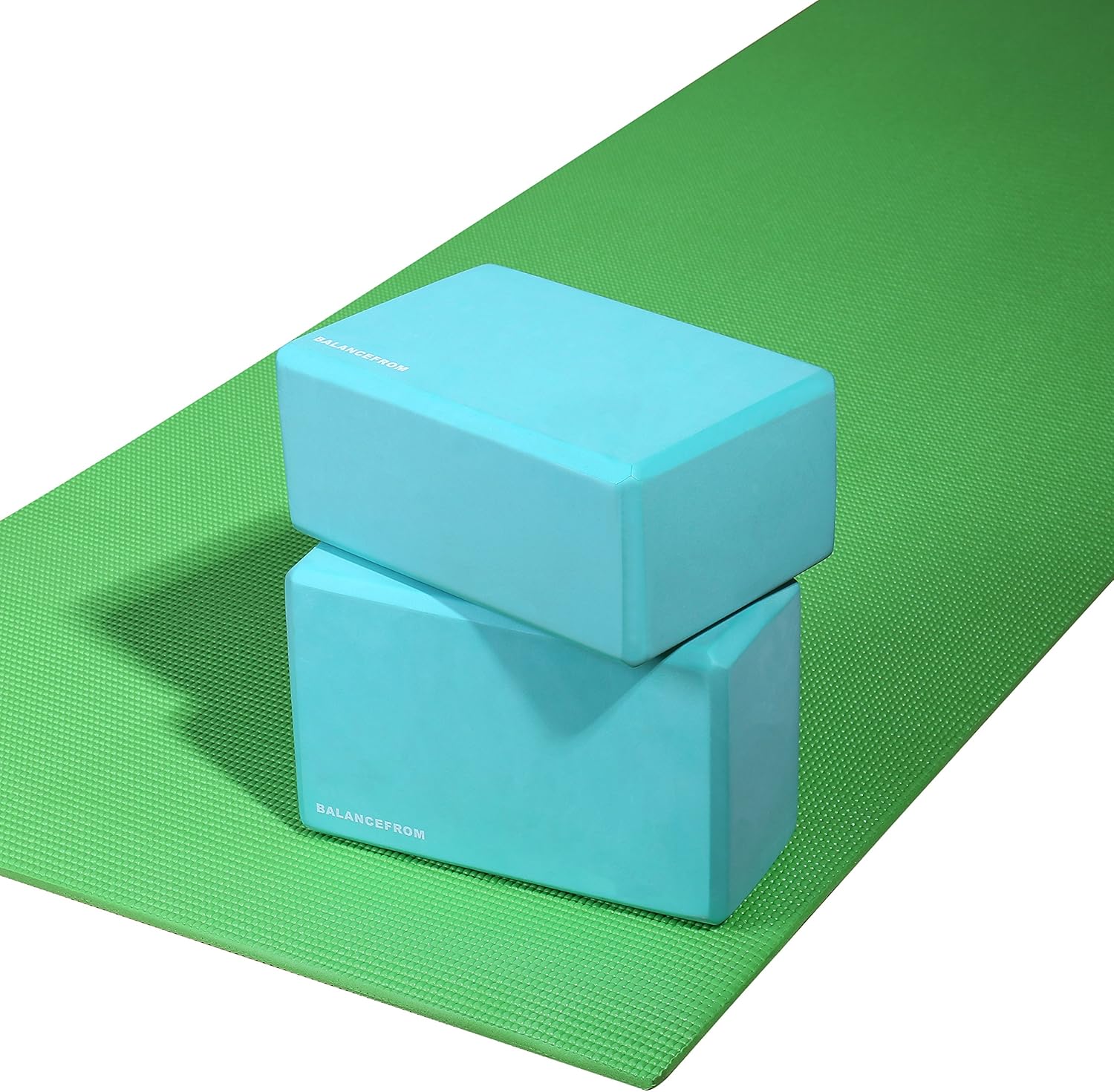 Fitvids Set of 2 High Density Yoga Blocks, 9"x6"x4" Each, Pair, Multiple Colors - Image 6
