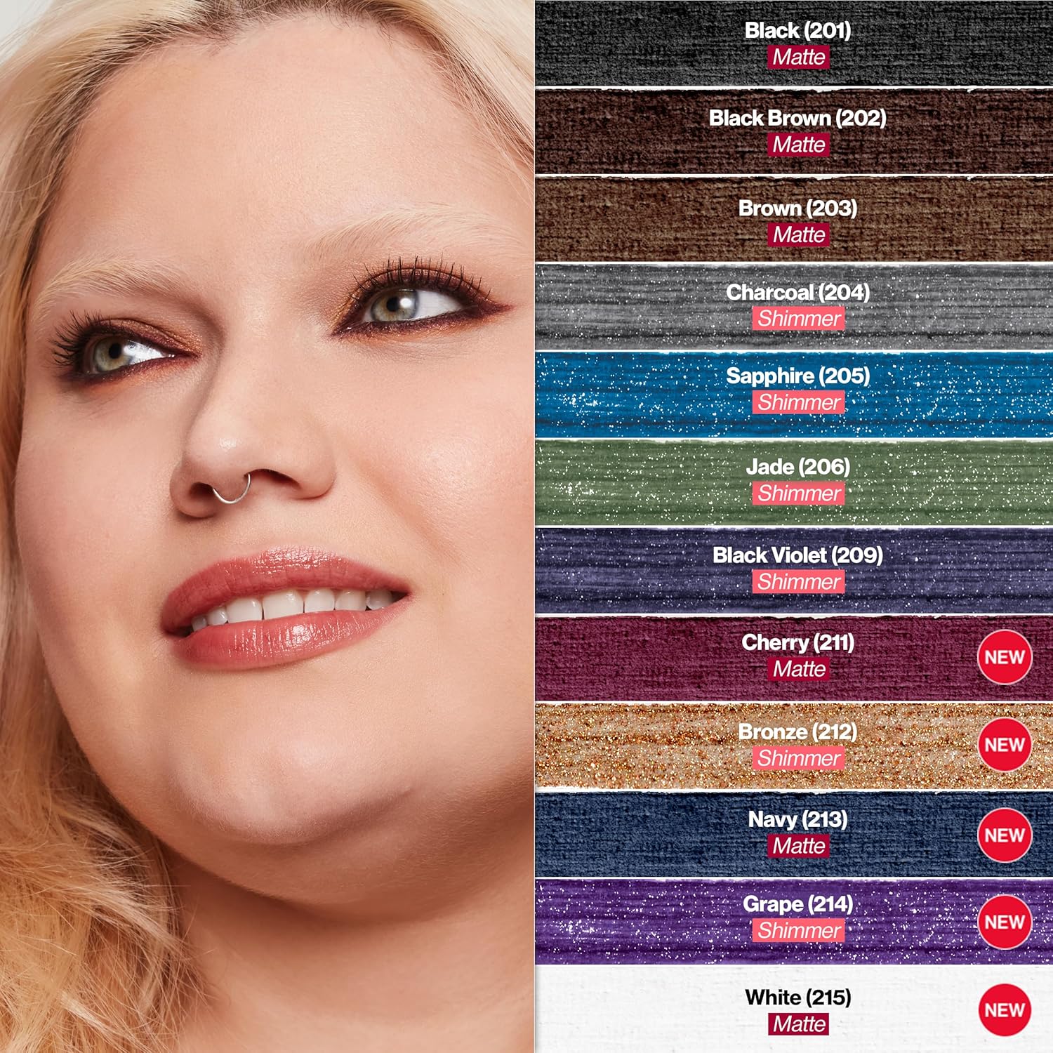 Revlon ColorStay Pencil Waterproof Eyeliner, Smudge-Proof, Eye Makeup with Built-In Sharpener, 201 Black, 2 pack - Image 8
