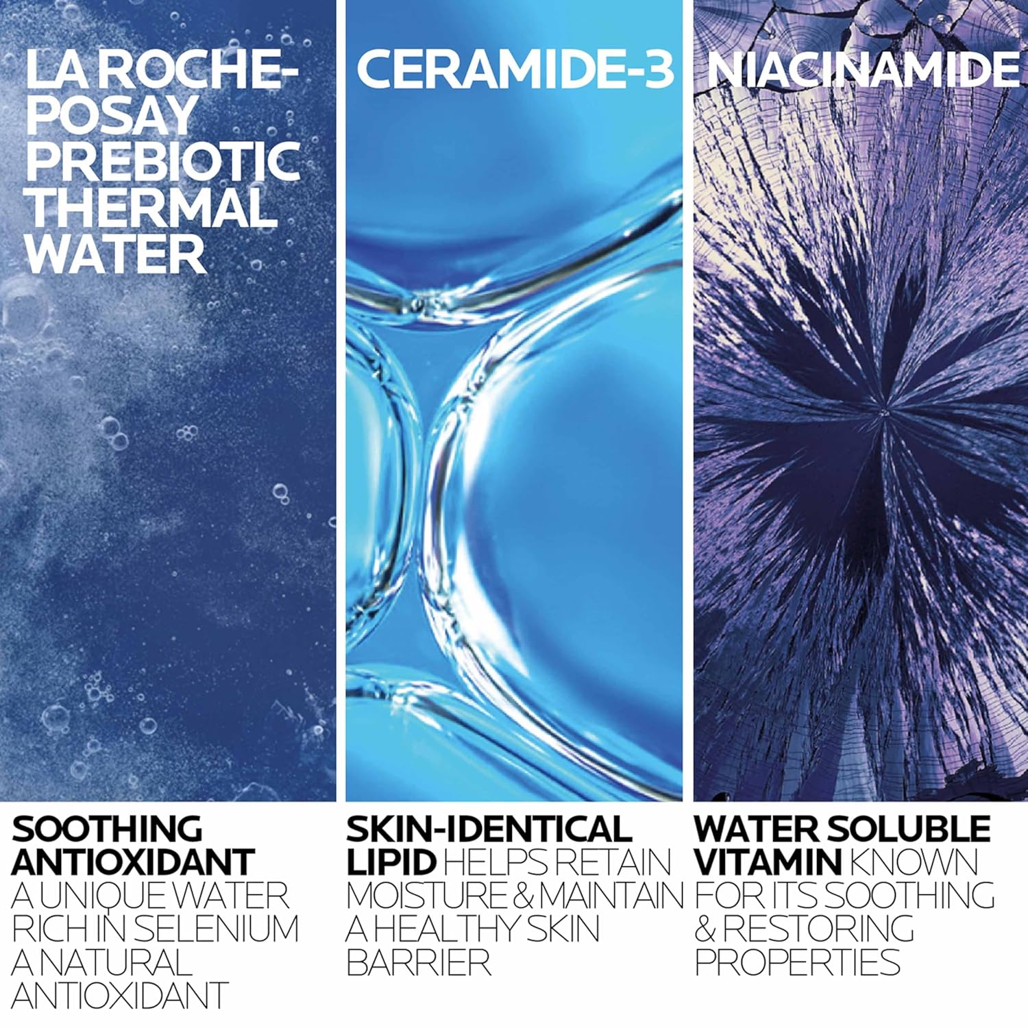 La Roche-Posay Toleriane Hydrating Gentle Face Cleanser, Hydrating Facial Cleanser With Niacinamide + Ceramides, Daily Face Wash For Dry Skin To Normal Skin, Sensitive Skin Tested, Fragrance Free - Image 2