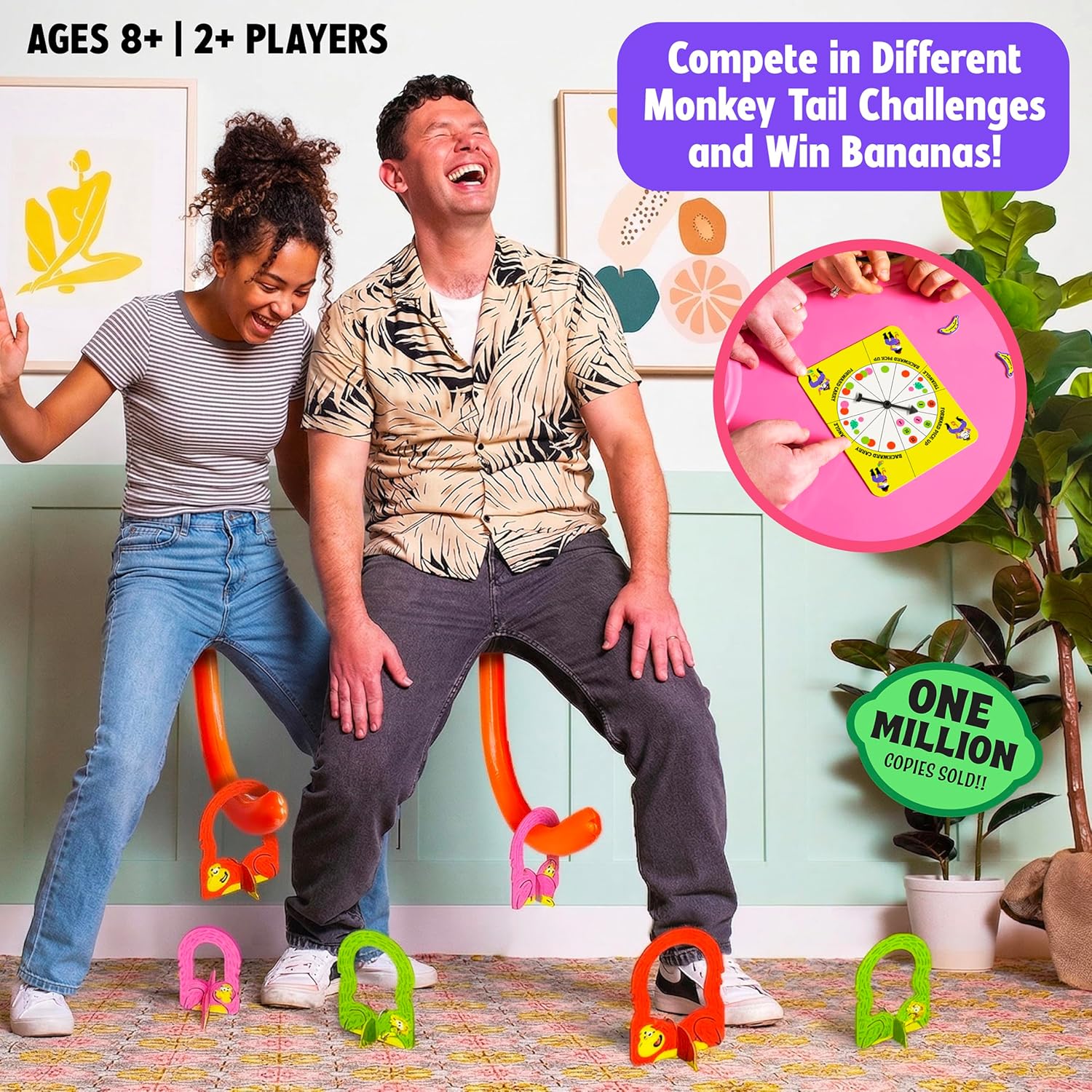 It’s Bananas! The Monkey Tail Game – Funny Family & Party Game for Kids & Adults | Hilarious Gift for Birthday, Christmas, Bachelorette, Thanksgiving, White Elephant - Image 2