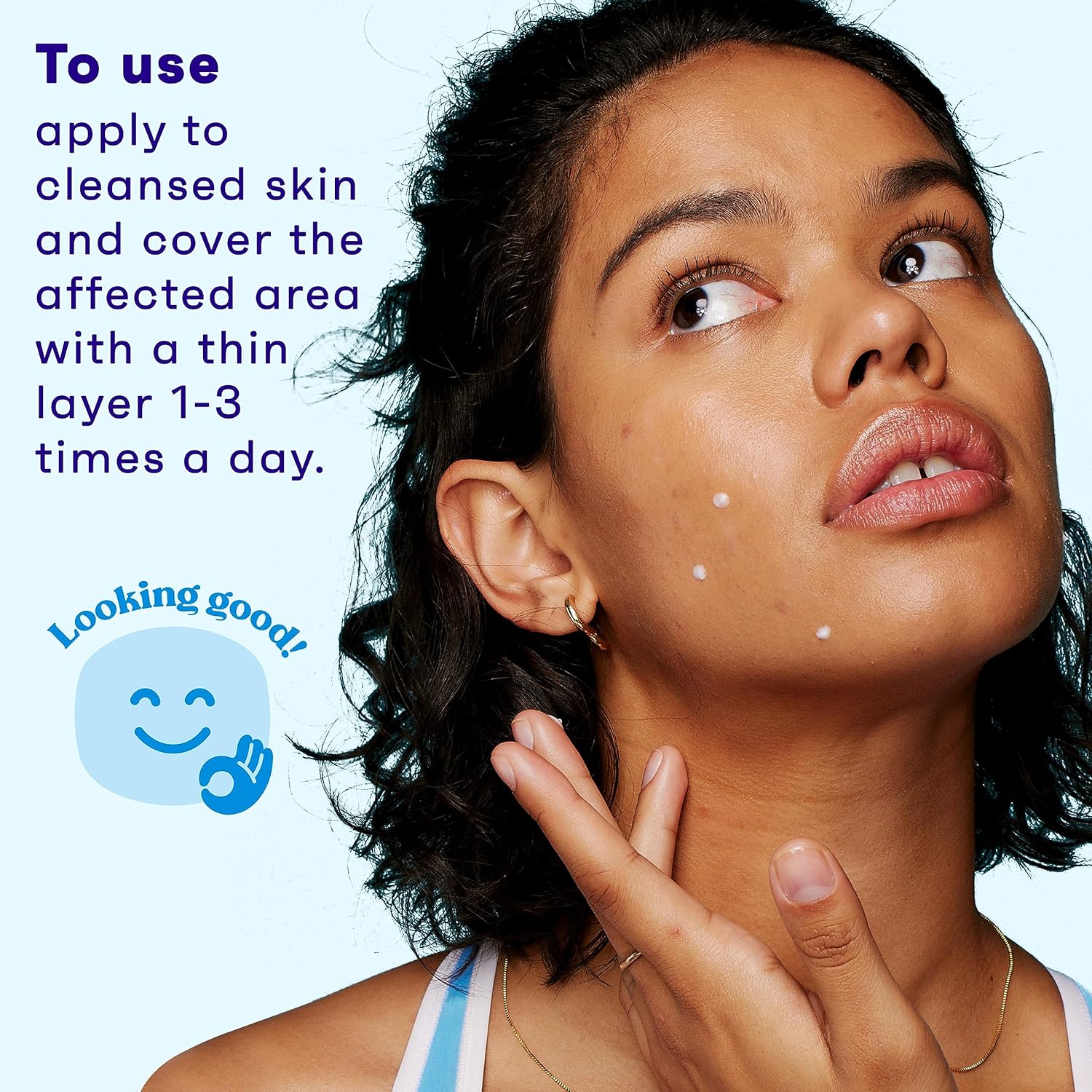 Clean & Clear Persa-Gel 10 Oil-Free Acne Spot Treatment with Maximum Strength 10% Benzoyl Peroxide, Topical Pimple Cream Visibly Reduces Acne in One Day, Fragrance-Free, 1 fl. oz - Image 3
