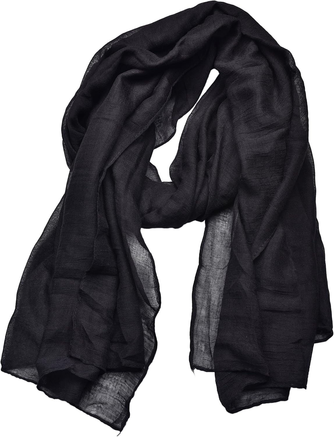 woogwin Women's Cotton Scarves Lady Light Soft Fashion Solid Scarf Wrap Shawl