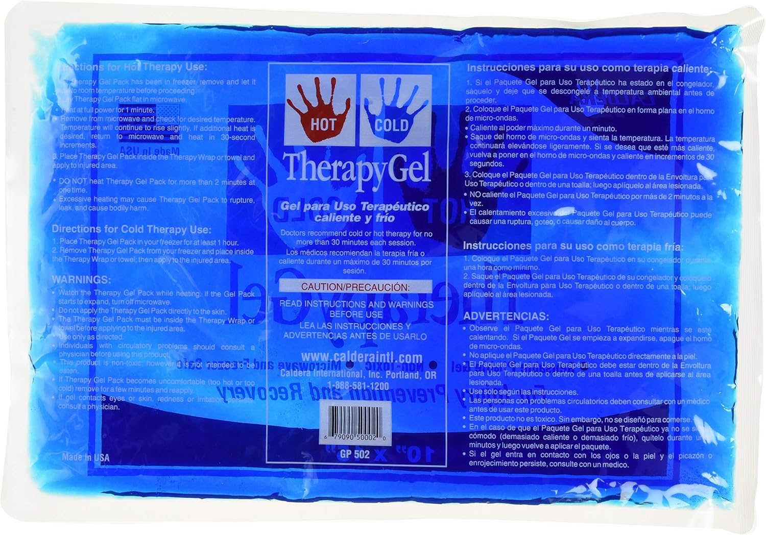 Caldera Hot & Cold Therapy Gel - 10" x 15" - Image 2