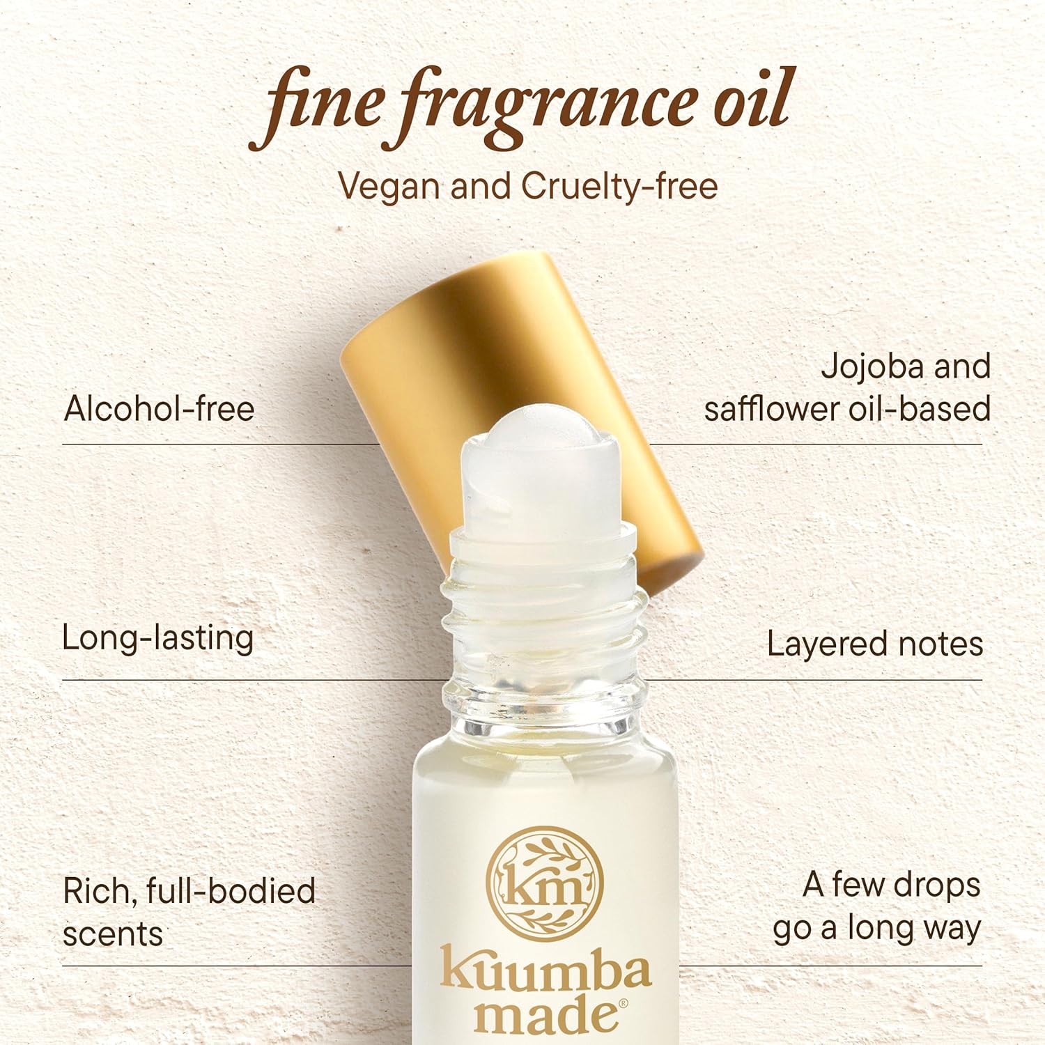 Kuumba Made Lily Of The Valley Fragrance Oil, Long-Lasting Scented Oil Perfume Roller, Vegan, Alcohol-Free, 0.15 Fl Oz - Image 4