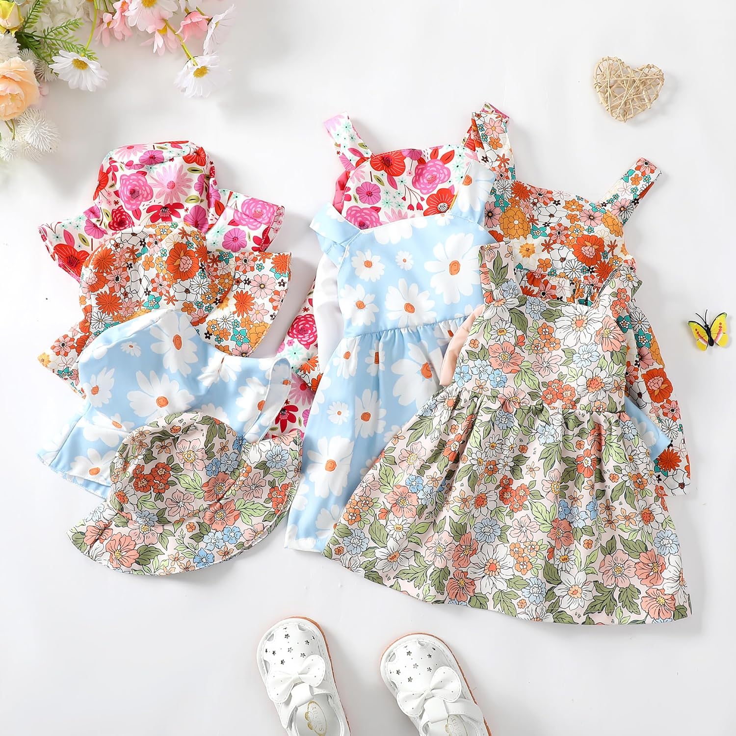 Newborn Infant Baby Girl Dress Toddler Girl Clothes Halter Backless Sleeveless Flower Sundress Summer Dresses for Girl - Image 5