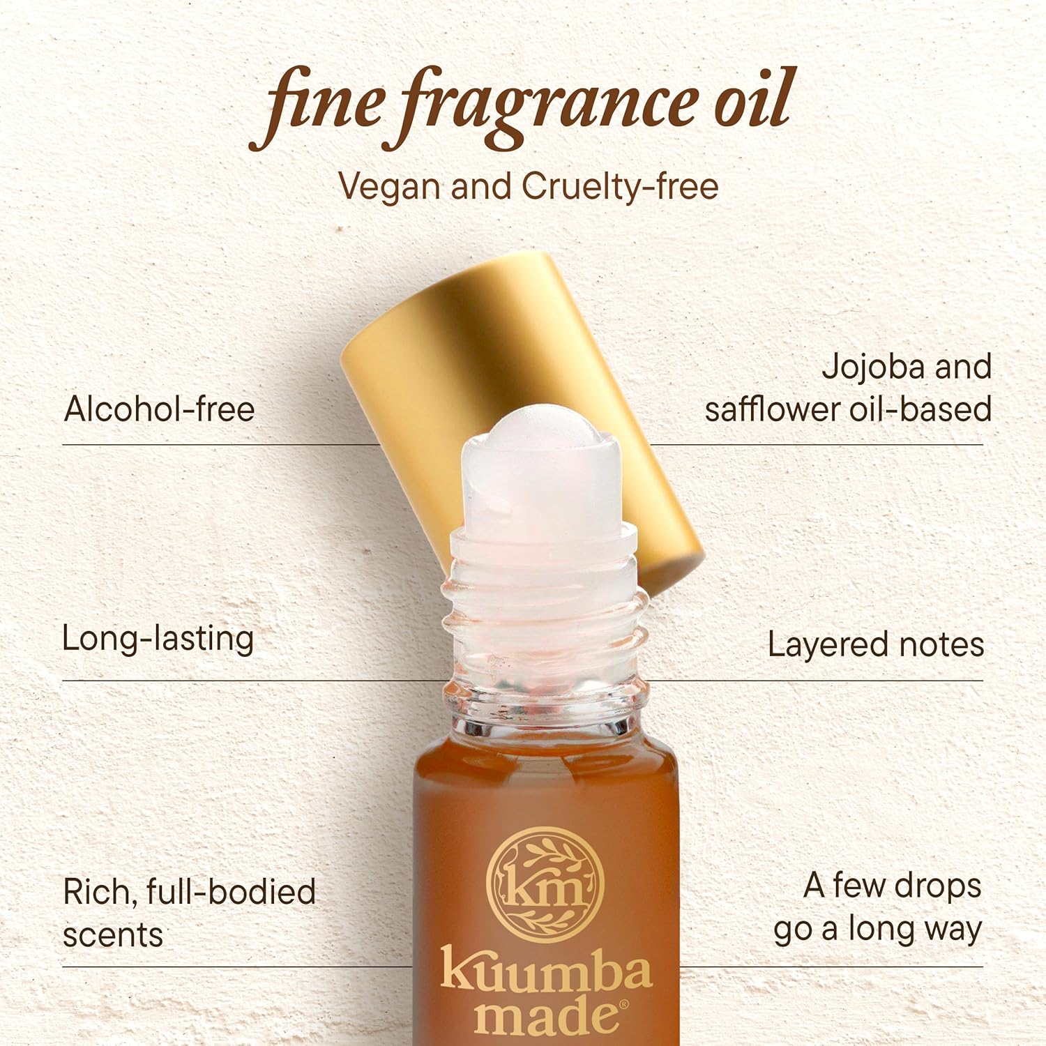 Kuumba Made Tunisian Opium Fragrance Oil, Long-Lasting Scented Oil Perfume Roller, Vegan, Alcohol-Free, 0.15 Fl Oz - Image 4