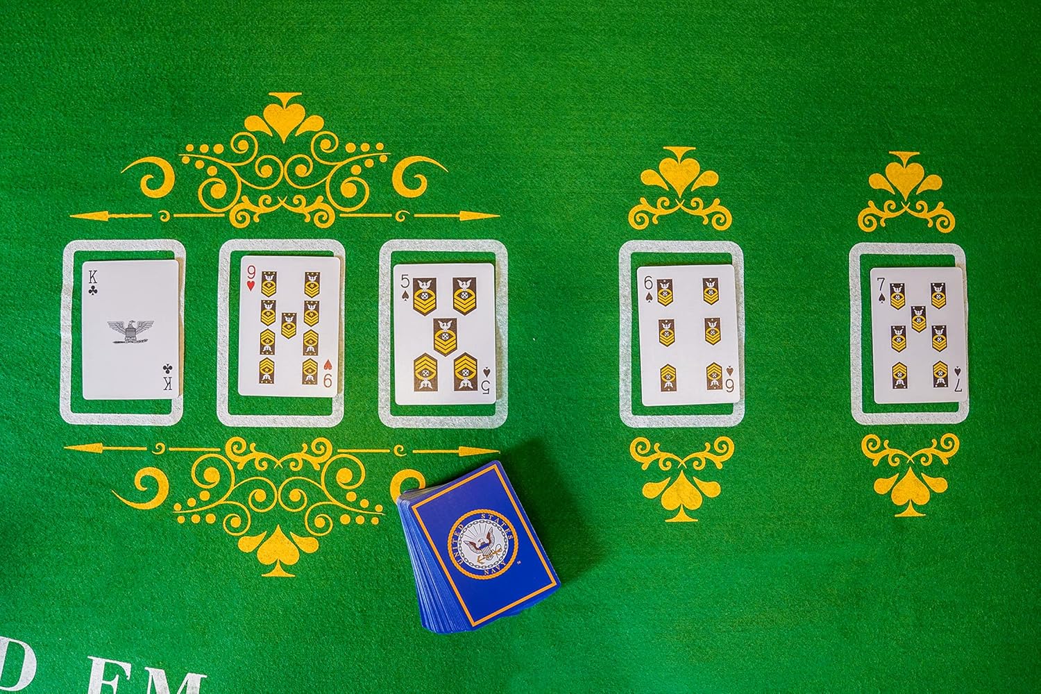 Military Gift Shop US Navy Professional Quality Playing Cards | Great for Game Night | Gifts for Sailors | Navy Playing Cards - Image 6