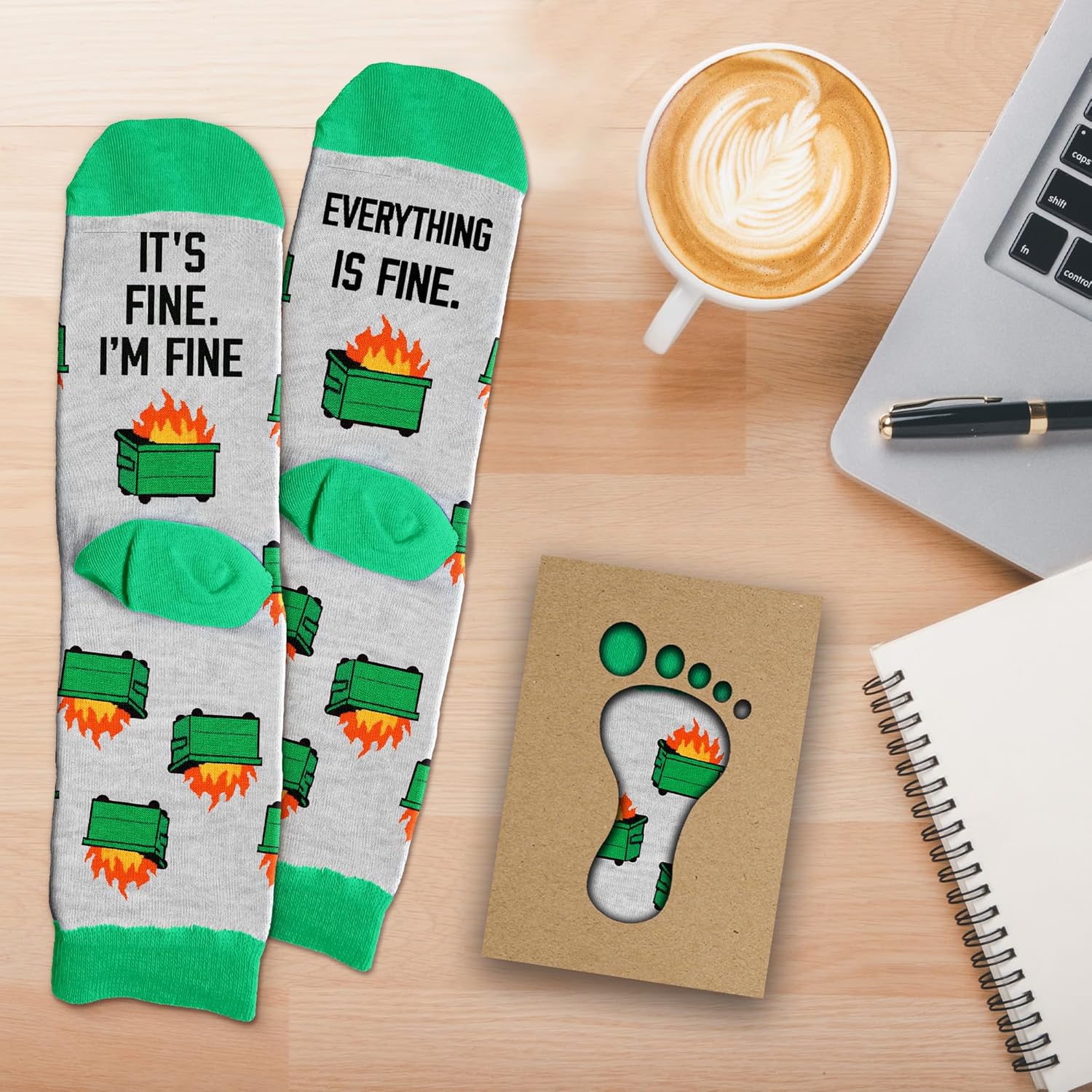 Gifts for Coworkers - Funny Socks for Men and Women, Novelty Stocking Stuffers for Christmas, Ideal Office Gifts for Boss, Cool and Unique Coworker Gift for Women, Perfect Work Socks for Men - Image 6