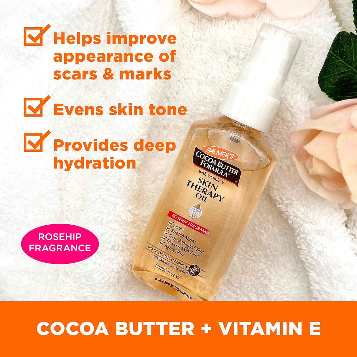 Palmer's Cocoa Butter Formula New Moms Skin Recovery Postpartum Essentials, Body Lotion (8.5 oz) + Nursing Butter (1.1 oz) + Bust Cream (4.4 oz) + Skin Therapy Oil (2 oz), Dermatologist Approved - Image 7