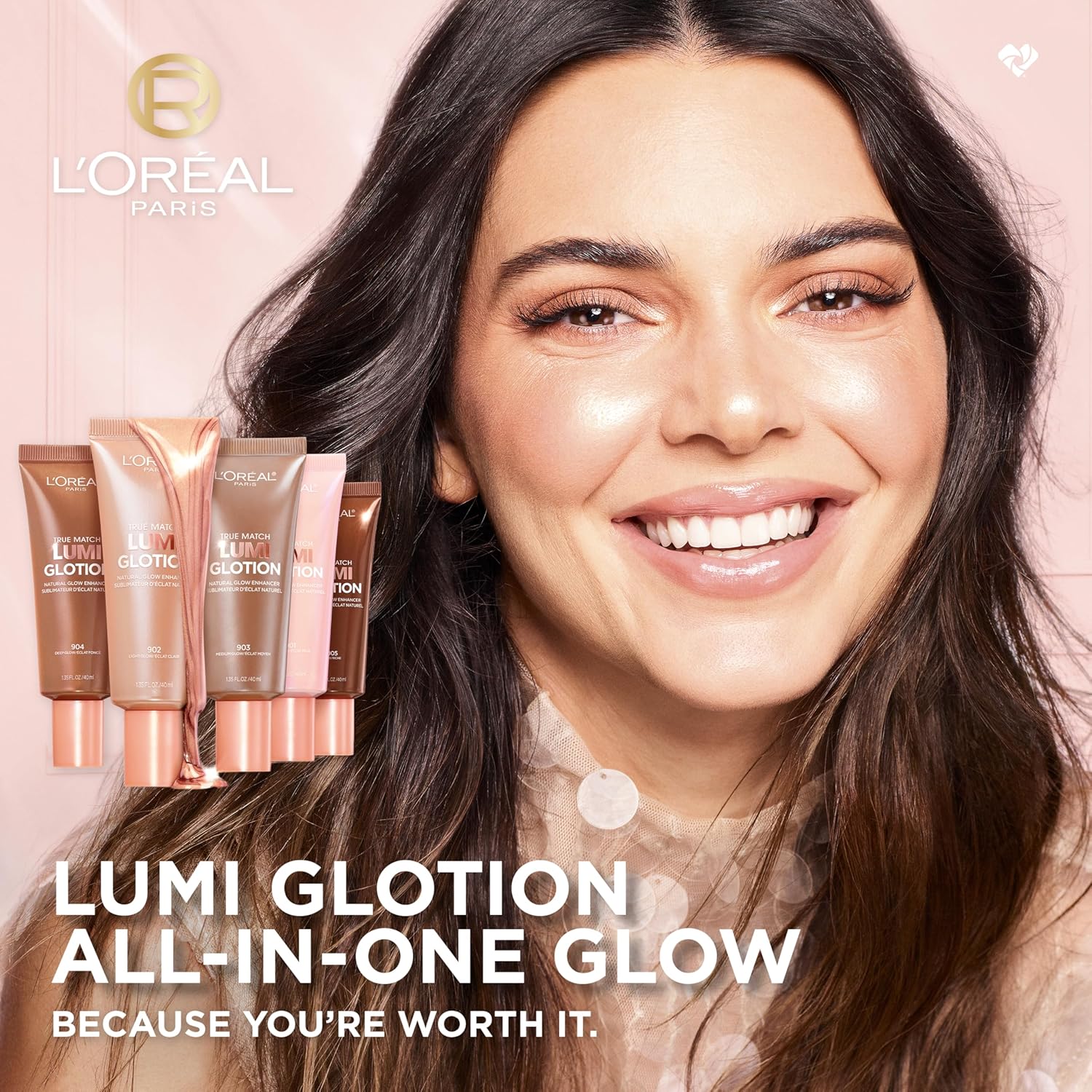 L'Oreal Paris Makeup True Match Lumi Glotion, Natural Glow Enhancer, Illuminator Highlighter, Bronzing Drops For a Sun-Kissed Glow, 903 Medium - Image 2