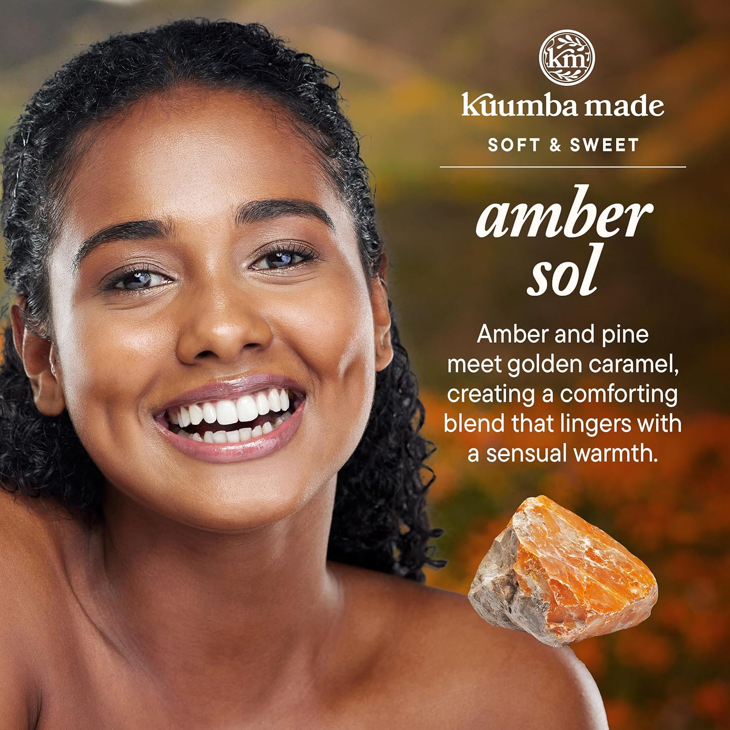 Kuumba Made Amber Sol Fragrance Oil, Long-Lasting Scented Oil Perfume Roller, Vegan, Alcohol-Free, 0.15 oz - Image 2