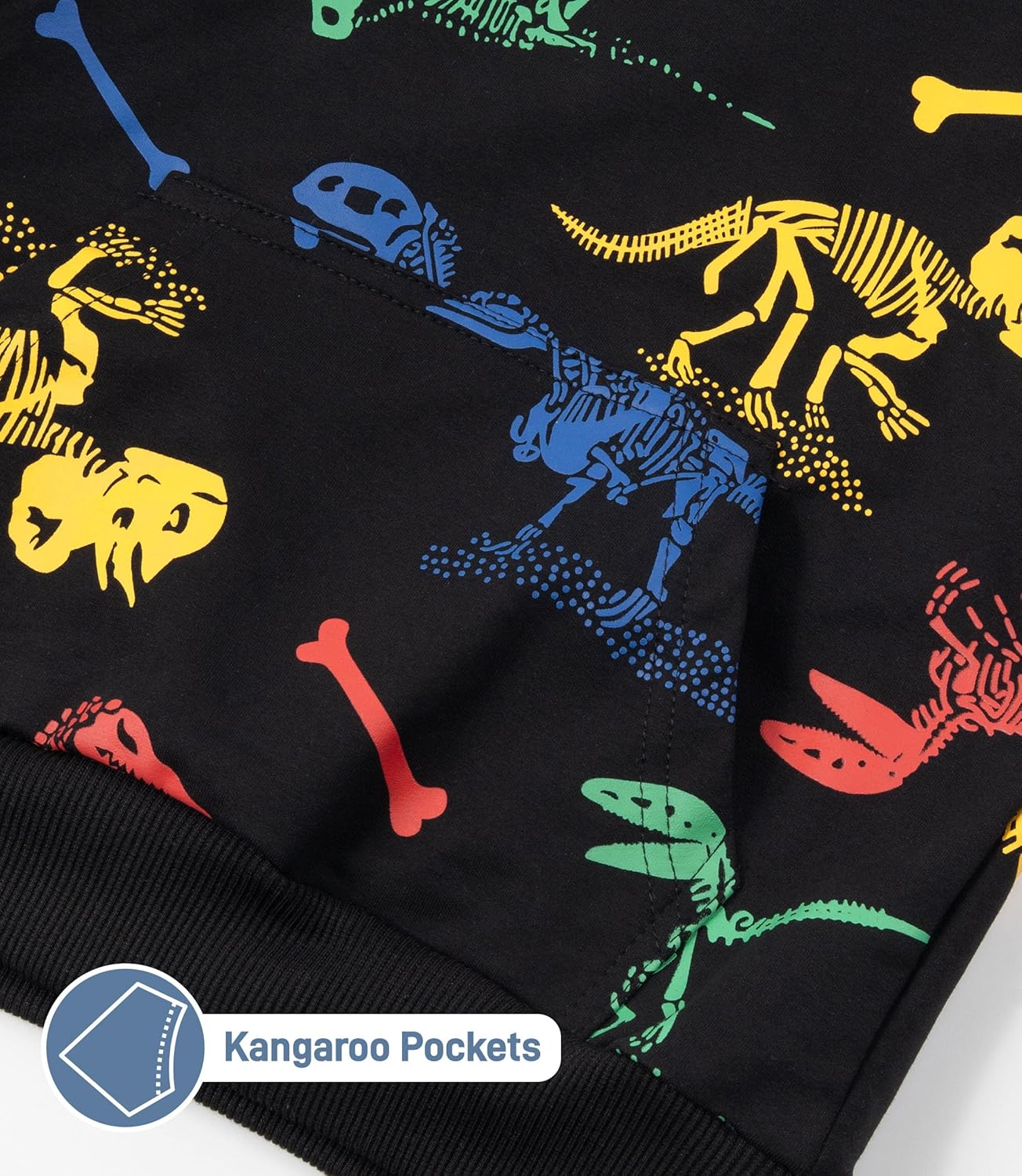 TLAENSON Kids Dinosaur Hoodies for Boys Girls Pullover Hooded Toddler Sweatshirt - Image 7