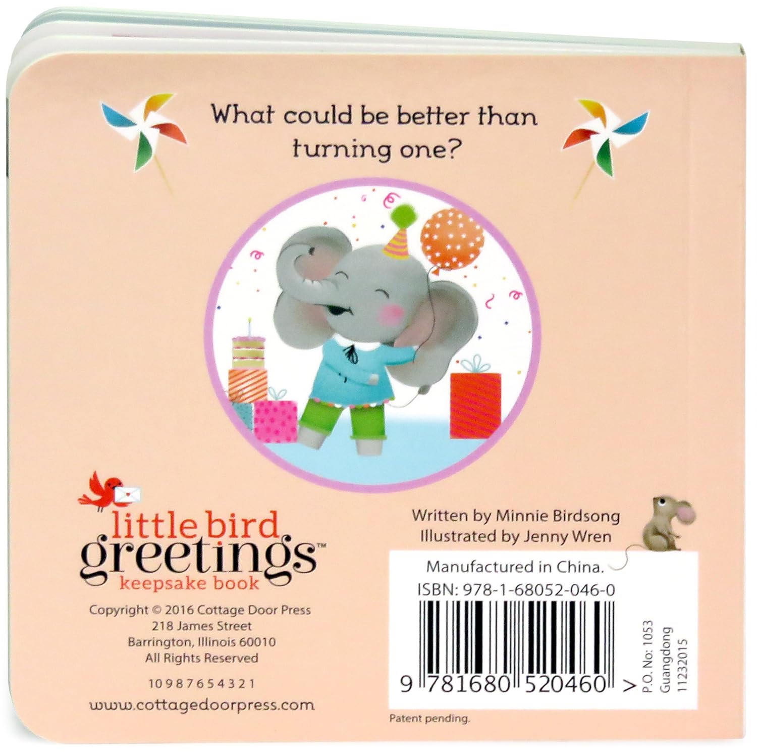 Now You Are One: Little Bird Greetings, Greeting Card Board Book with Personalization Flap, 1st Birthday Gifts for One Year Olds - Image 13