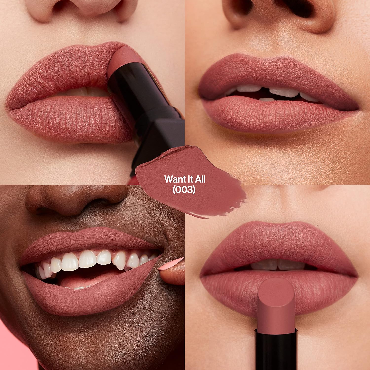 Revlon Lipstick, ColorStay Suede Ink, Built-in Primer, Infused with Vitamin E, Waterproof, Smudge-proof, Matte Color, 003 Want It All, 0.09 oz - Image 3