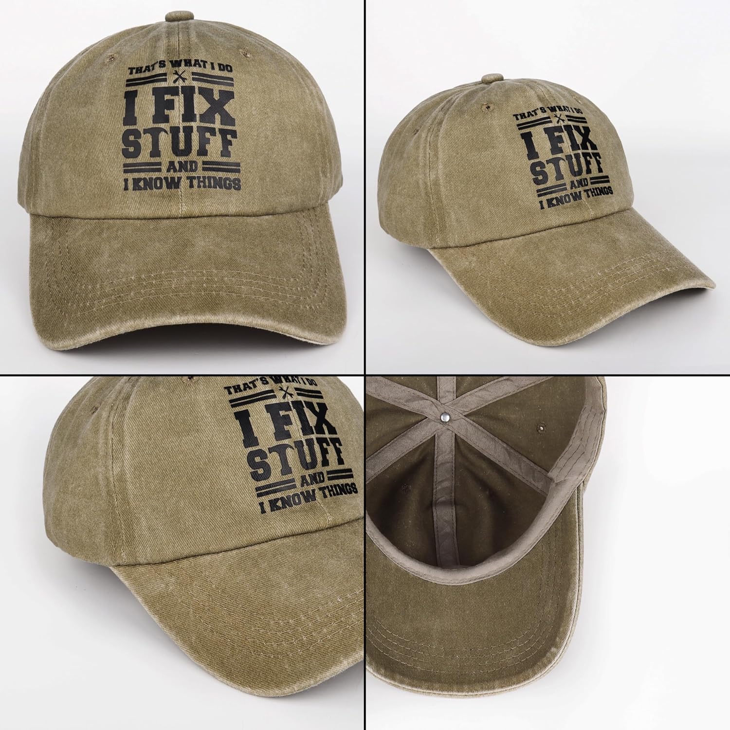 Cotton Baseball Cap Adjustable Mens Gifts Ideas for Birthday - Image 3