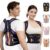 Posture Corrector for Women and Men, 5 Full Back Support Brace Rods, FSA&HSA Eligible, Adjustable Shoulder Straightener, Improving Hunchback Posture, Upper and Lower Back, Neck Pain Relief, Small