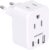 European Travel Plug Adapter USB C, HANYCONY International Plug Adapter, US to Europe Adapter Plug 2 Outlets 3 USB Ports(2 C Port), Type C Power Adapter to Italy Spain France Portugal Iceland Germany
