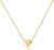 Turandoss Easter Basket Stuffers for Kids Teen Girls – Dainty 14K Gold Plated Heart Initial A-Z Pendant Letter Heart Necklace Birthday Easter Gifts for Girls Teens Women