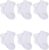 6-Pack White Terry Socks