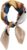 FONYVE Silk Feeling Scarf Medium Square Satin Head Scarf for Women 27.5 × 27.5 inches