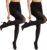 2 Pairs Indestructible Tights for Women,Rip Resistant Pantyhose, 40D Semi Sheer T-Crotch High Waist Tights