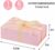 UoeRing 1 Pcs Pink Gift Box 9.5x6x3 inch Small Luxury Gift Box for Presents with Magnetic Lid Collapsible,Birthday,Christmas,Contains Card, Ribbon, Tissue Paper,Shredded Paper Fille