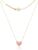 AICase 18K Gold Plated Heart Pendant Necklace for Women,Fashion Dainty Simple Adjustable Length Jewelry,Anniversary Birthday Gifts for Women/MoM/Sister/Friends/Her/Wife/Grandma/Coworker