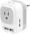 Mapambo Voltage Converter US to Europe Travel: International Universal Travel Adapter with Fast Charging 2 USB-A 2 USB-C Port Worldwide Power Converters Plug Combo for Spain Italy