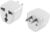 Cellet Universal Travel Adapter: Seamless Plug Conversion for International Travelers AC Wall Power Adapter to Convert China, UK, AU, EU & Other Plugs to US, Mexico, Canada Plug (2PACK) (Type-A)