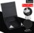 UoeRing 1 Extra Large Black Gift Box 20x16x7 inch Luxury Gift Box for Presents with Magnetic Closure Lid Collapsible,Birthday,Christmas,Contains Card, Ribbon,Tissue Paper,Shredded Paper Filler
