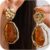 Dainty Irregular Crystal Drop Dangle Earrings for Women Trendy, Statement Chunky 14K Gold Dangly Asymmetric Geometric Zircon Earrings Vintage Jewelry