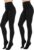 Citystl Opaque Black Tights for Women, 80D Tummy Compression Plus Size Tights, Control Top Microfiber Pantyhose for women