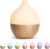 SALKING Essential Oil Diffuser, 100ml Small Aromatherapy Diffuser with Auto Shut-Off Function, Ultrasonic Diffusers for Essential Oils, Cool Mist Humidifier with Warm White Lights, for Office Home