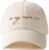 in My Mom Era Hat – Beige Baseball Cap for Moms, High Ponytail Hole, Minimalist Design, Mothers & New Mom Gifts