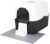 Sfozstra Cat Litter Box with Lid, Fully Enclosed Splash-Proof and Leak-Proof Urine High Edge and Odorless Cat Litter Box, Easy to Installation and Clean (Black with Pedal(S))
