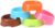Bettli 5Pcs/Set Plastic Candy Color Pet Cat Dog Puppy Rabbit Animal Practical Food Water Bowl-Random Color