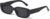 JASPIN Rectangle Sunglasses for Women Men Trendy Y2k Retro 90s Sun Glasses UV Protection Cool Square Frame
