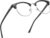 Blue Light Blocking Glasses Vintage Half Frame UV Clear Lens Anti Eyestrain Computer Gaming Glasses for Women Men