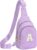 Viverte Birthday Gifts for 7 8 9 10 11 12 13 Year Old Girls Small Initial Sling Bag Cross Body Bag Fanny Pack for Girls