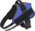 Bolux Dog Harness, No-Pull Reflective Dog Vest, Breathable Adjustable Pet Harness with Handle for Outdoor Walking – No More Pulling, Tugging or Choking (Blue, S)