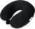 SAIREIDER Travel Pillow 100% Pure Memory Foam Travel Neck Pillow, Airplane Pillow for Traveling、Car、Home、Office，Washable Cover（Black）