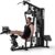 Mikolo Home Gym, Workout Station with 150LBS Weight Stack, Multifunctional Home Gym Equipment, Exercise Equipment for Full Body Strength Training