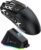 MAGIC-REFINER Attack Shark X11 59g Superlight Wireless Gaming Mouse with Grip Tape, RGB Charging Dock，BT/2.4G Wireless/Wired Pc Mouse, 22000 DPI,5 Programmable Buttons for Pc/Mac(Black)