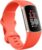 Fitbit Charge 6 Fitness Tracker with Google apps, Heart Rate on Exercise Equipment, 6-Months Premium Membership Included, GPS, Health Tools and More, Gold/Coral, One Size (S & L Bands Included)