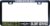 Black License Plate Frame – Military Tag US Navy Submarine Silent Service