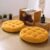 Meditation Floor Pillow Set of 2 Large Round Floor Cushions for Adults Tufted Corduroy Floor Seat Pillows Cushion for Living Room,Yellow 16.5″ Lx16.5 Wx3 H